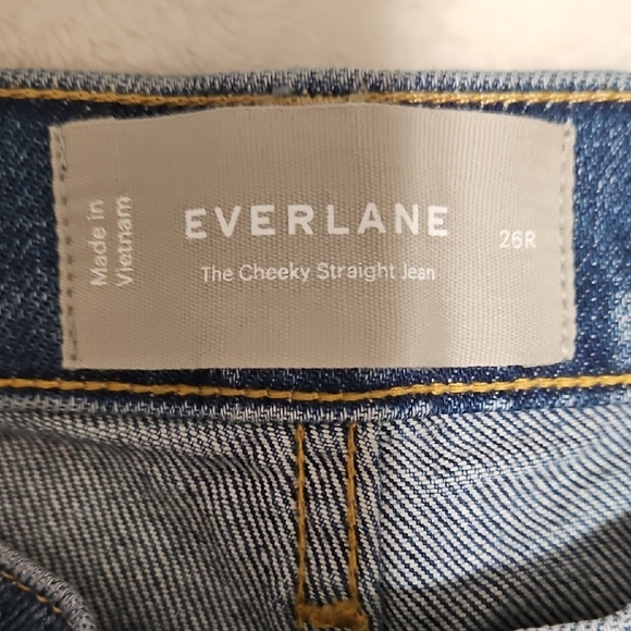 Everlane The Cheeky Straight Jeans in Medium Blue - Picture 3 of 14